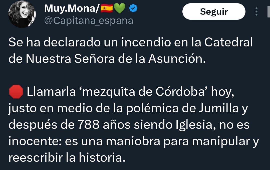 Araknne1's tweet image. Os apuesto lo que queráis a que ha tenido que meterse en Google a mirar como se llama la Catedral de la Mezquita de Córdoba.