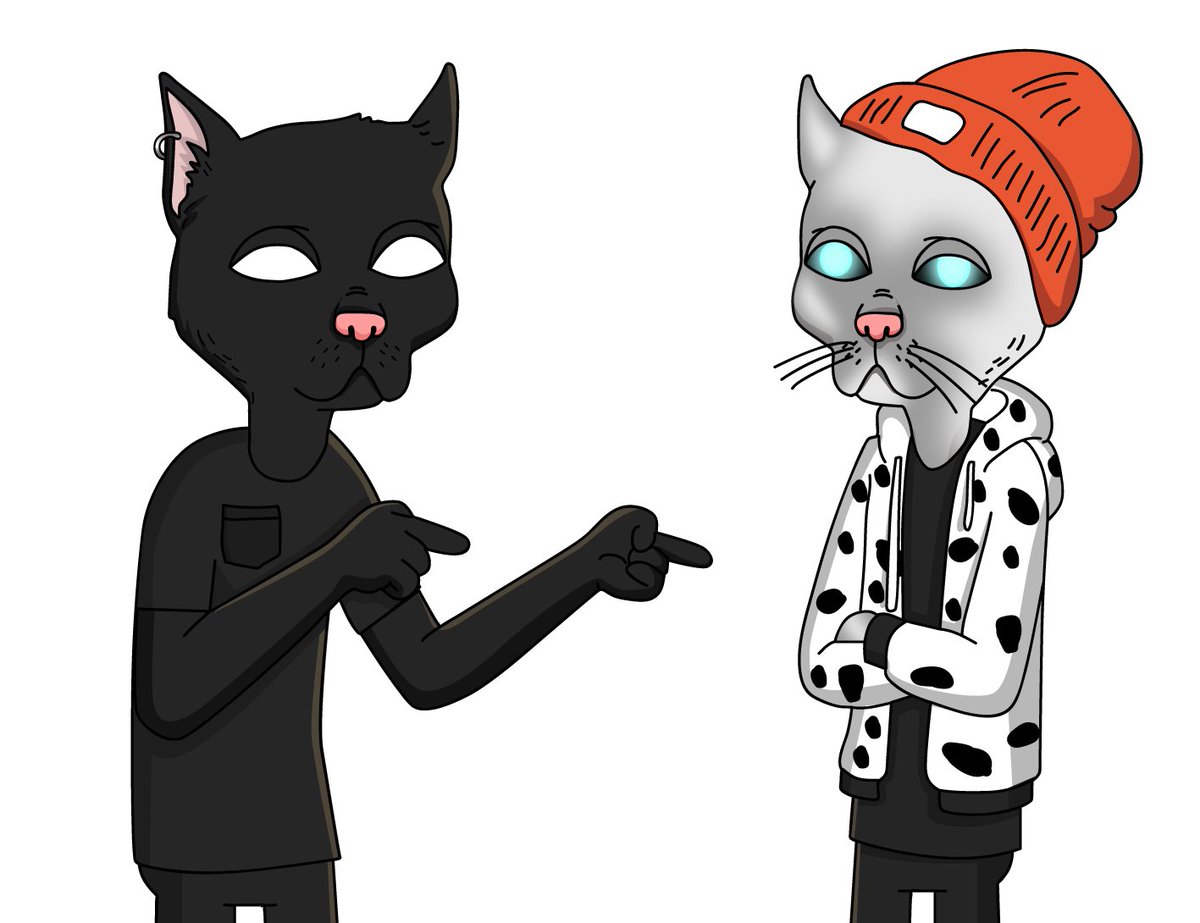 I couldn't make my mind up about which cat is more OG, so i asked the cats. 😼