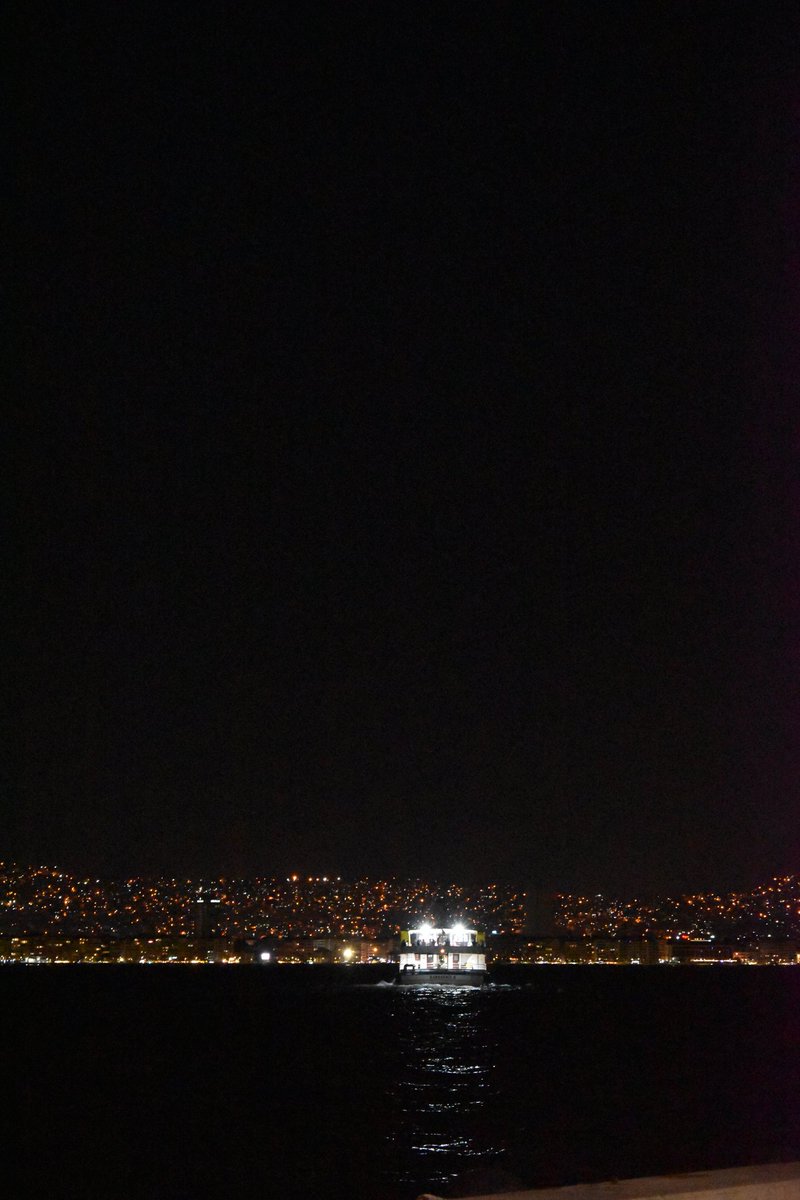 izmir'de bir gün batımı.