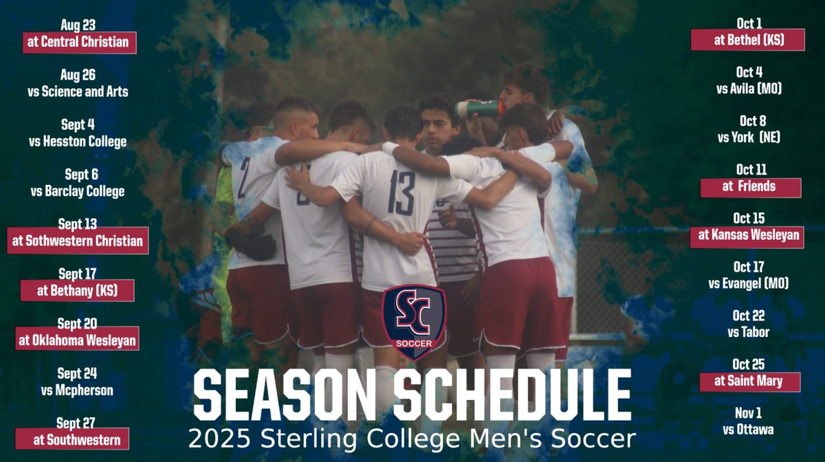 Our Fall Schedule is Here and We Can't Wait to Get Started! #SwordsUp