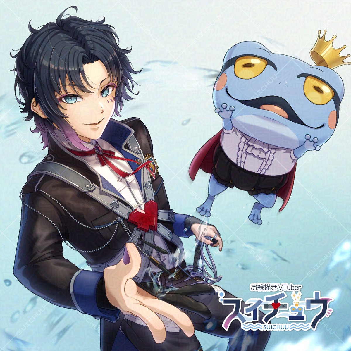 suichu_u's tweet photo. ■〚固定〛■

完全セルフ受肉VTuberスイチュウです🙌
肩に乗ってるのはケロさま！🐸

イラストレーター兼Live2Dモデラーとして活動中！

YouTube▶️https://t.co/tGbP7CHiR5
その他リンク▶️https://t.co/ZXMoahjgSl

FM▶️⚜️🐸
FA▶️#描きカエル

担当VTuberさま▶️https://t.co/mpKb4bw4Im https://t.co/R1OOZIRXGN