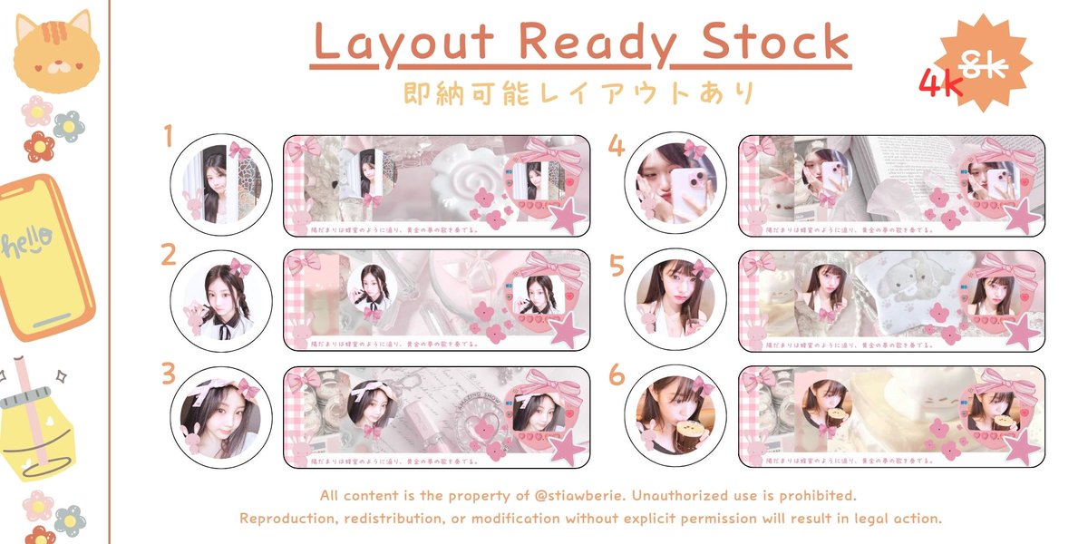 help repost please? 🥹🫶🏻

Aku lagi obral layout DISC 50%- wonhee, leeseo, wonyoung.

                       [ 4.000/ea! ] 😻    

+ get ava png     
+ payment qris/e-wallet

Yang mau boleh DM aja ya~ tencu 😽🌹

#zonauang #zonaba leot