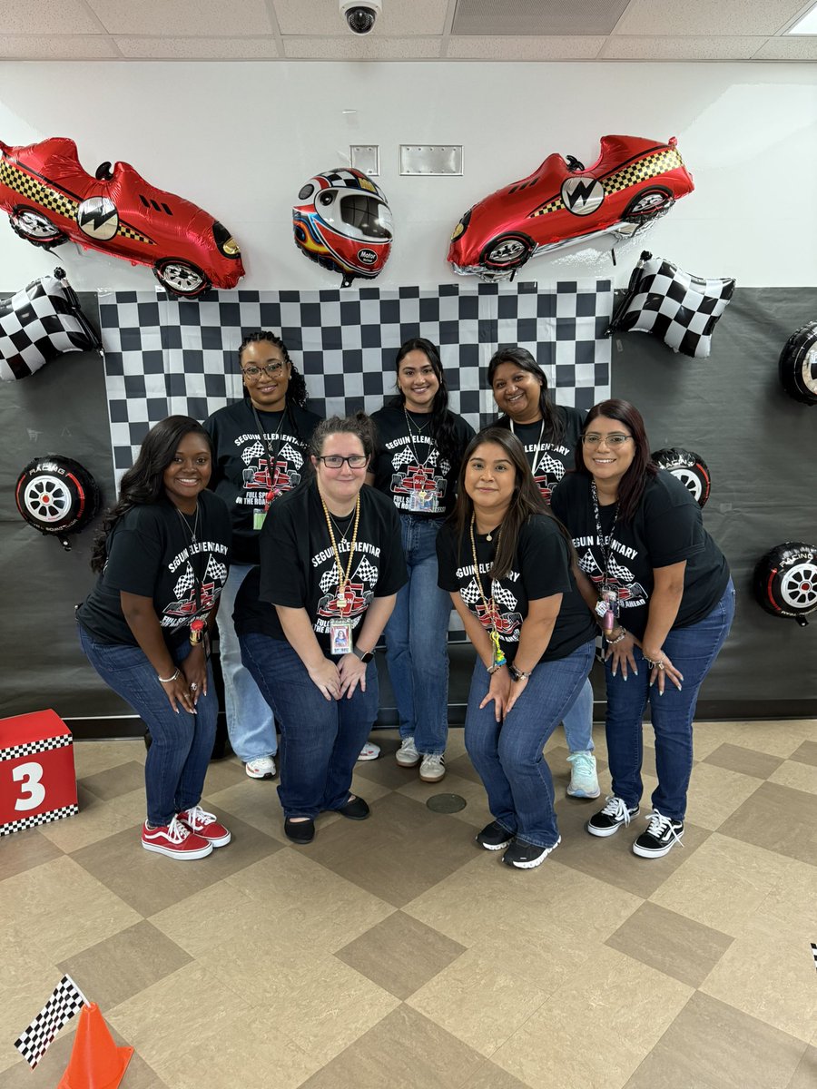 JSES_1stgrade's tweet image. Introducing the amazing 2025-2026 JSES 1st grade team 🏁💙🏁 
Top left to right:
Ms. Winzer, Mrs. Castillo, Mrs. Bhattacharjee Bottom left to right: 
Ms. Moore, Ms. Rosenberg, Ms. Herrera, Ms. Davila 😊
@JSES_Stallions @MsRosenberg_ @MissWinzer @AltEdWithMsD @MsHerrera____