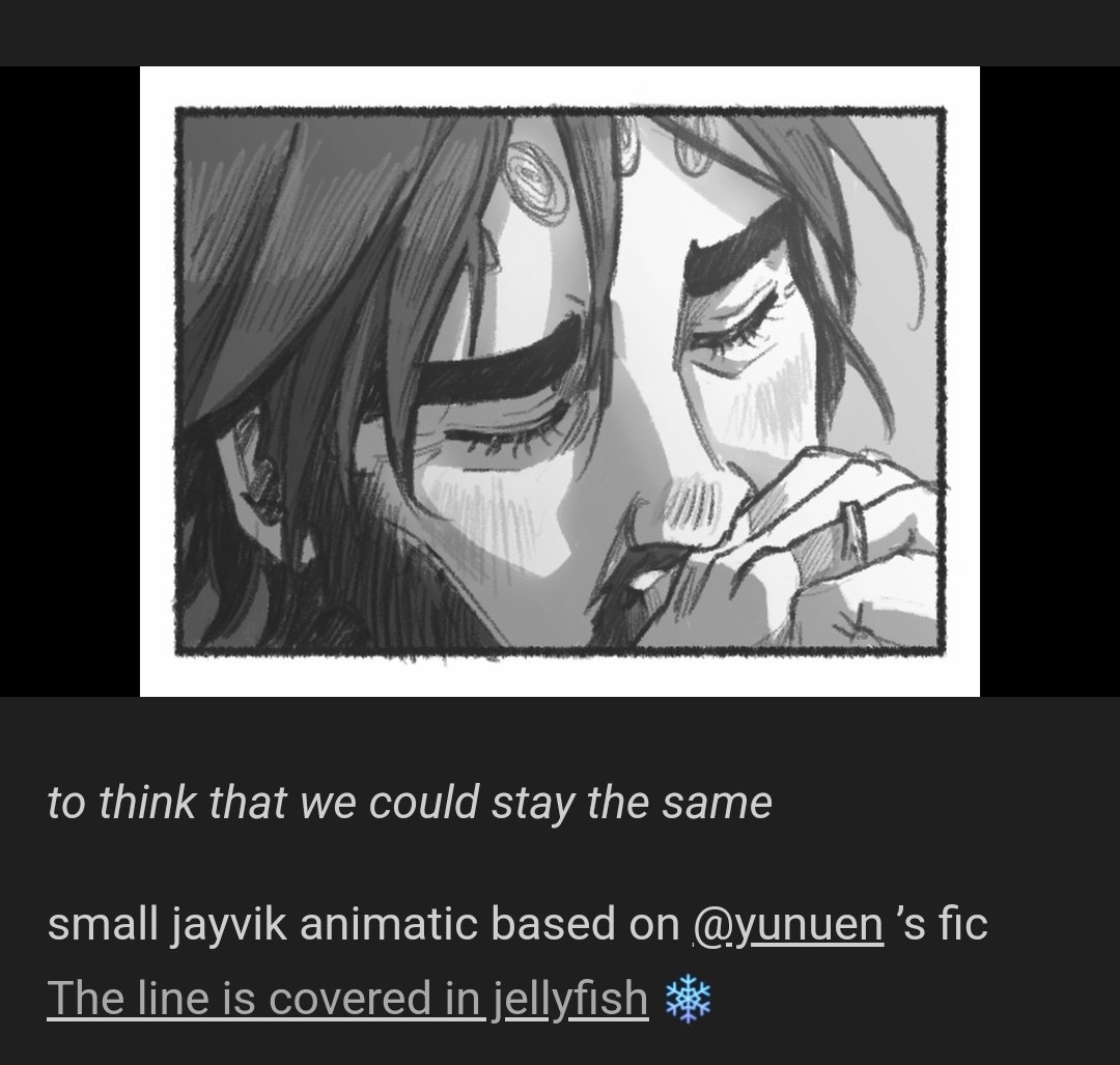 please watch this 'the line is covered in jellyfish' animatic by ester galls on tumblr. i've been crying for ten solid minutes ester-galls.tumblr.com/post/791350408…
