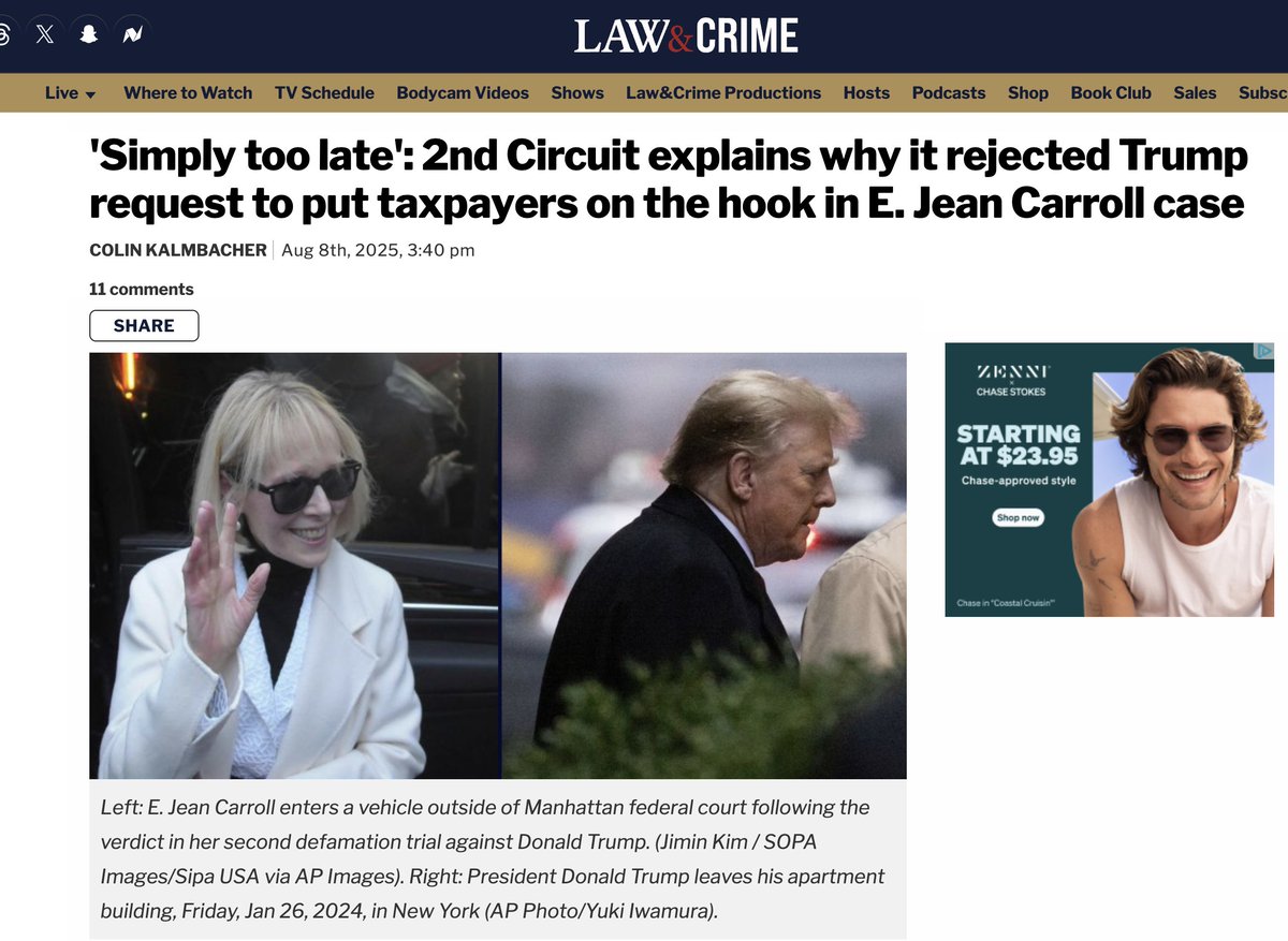 He LOST.

YOU win.

(You knew he wanted YOU to pay his lawyers and his legal bills, right?)