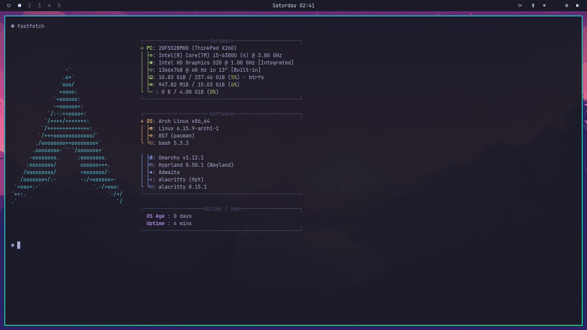 Here we go... <a href="/dhh/">DHH</a> // #omarchy