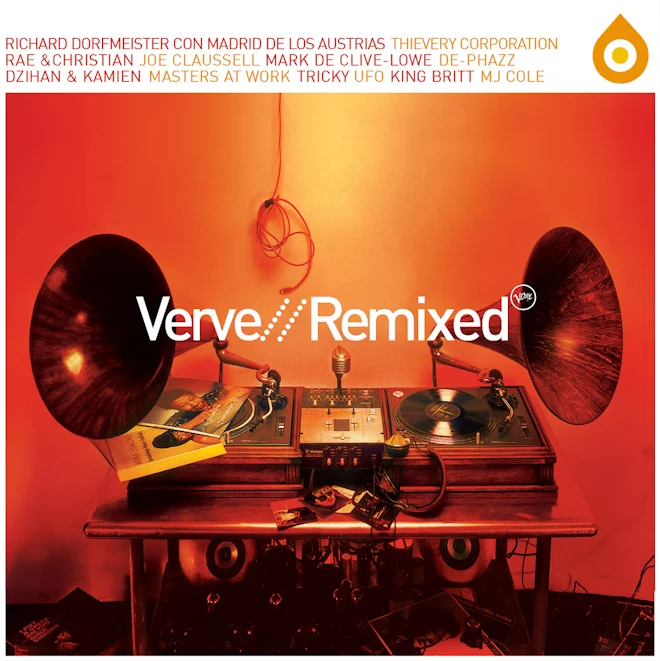 Jazz_Chill's tweet photo. Verve Remixed Vol. 1 is back on vinyl for the first time in 20+ years — orange &amp; yellow editions spinning fresh takes from Nina Simone, Billie Holiday, Astrud Gilberto &amp; more, remixed by legends like Thievery Corp, Tricky &amp; King Britt.#VerveRemixed #JazzFusion #VinylCommunity https://t.co/7WNKbDA2yS