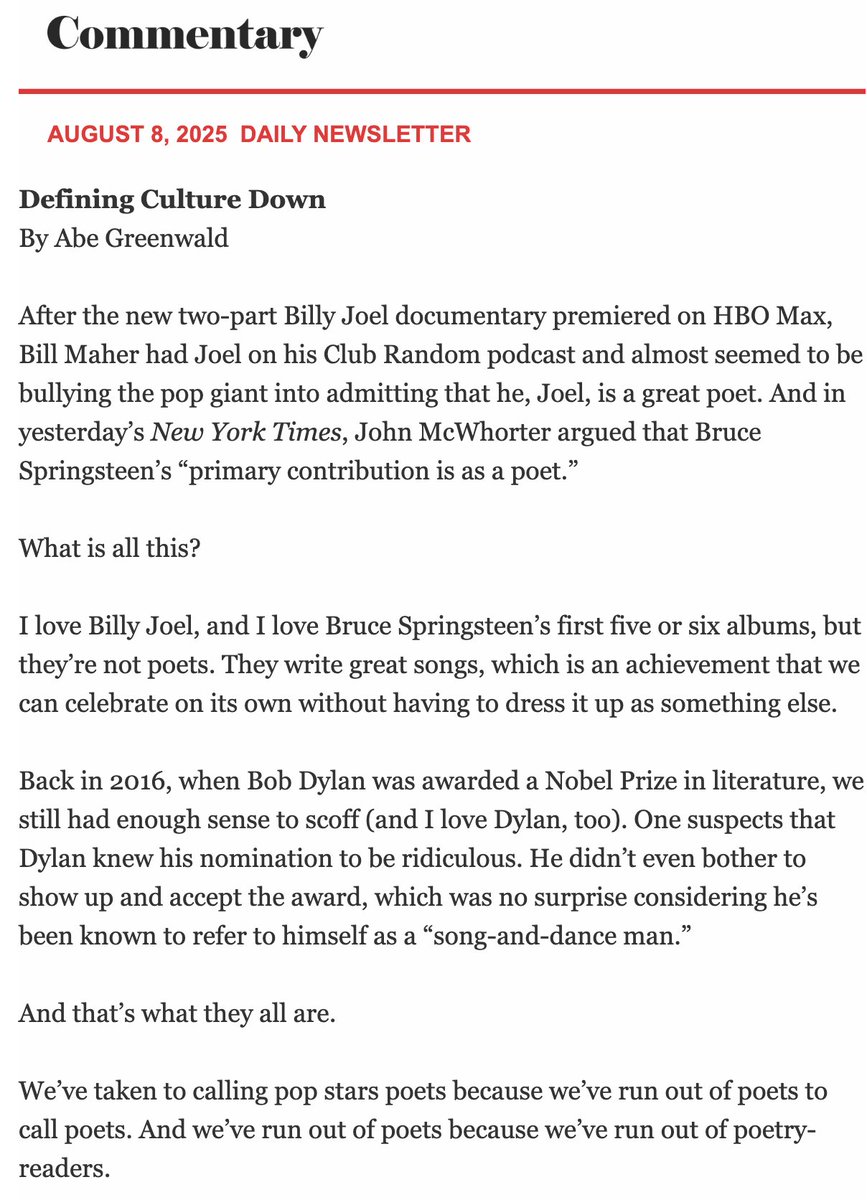 This is me, Mr. Sunshine, once again, with an excerpt from today's daily newsletter. Link to sign up below.