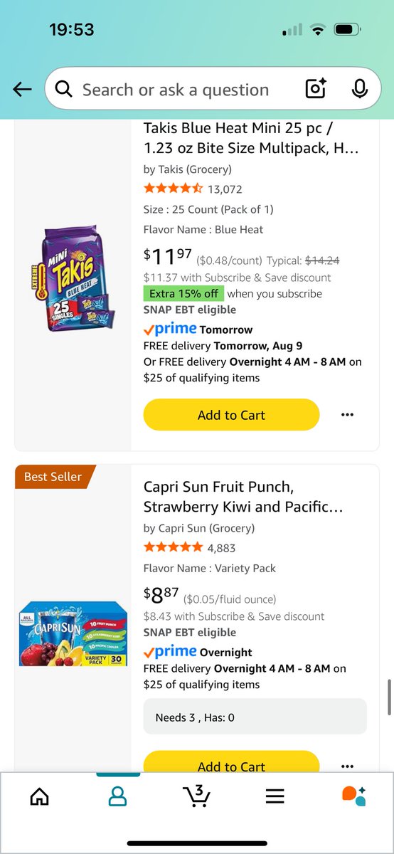 Who can help me clear some snacks for our food pantry? 🙂

amazon.com/hz/wishlist/ls…