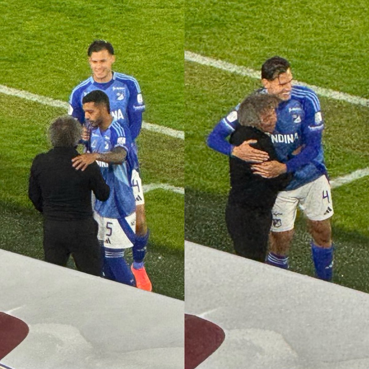 Hinchada Azul (@hinchadaazulmfc) on Twitter photo El cariño a Gamero es eterno. Los aplausos bajan de la tribuna, los abrazos llegan desde la cancha. Más allá de los colores que vista hoy, siempre será parte de la historia de Millonarios
📸 <a href="/mariap8910/">Maria Paula Rodríguez</a> El cariño a Gamero es eterno. Los aplausos bajan de la tribuna, los abrazos llegan desde la cancha. Más allá de los colores que vista hoy, siempre será parte de la historia de Millonarios
📸 <a href="/mariap8910/">Maria Paula Rodríguez</a>