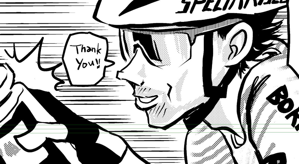 rubyzeppelin's tweet image. 今年の自転車四コマをまとめた本「いとしのマイヨジョーヌさま2025」コミケ二日目東コ07aでお待ちしています！描き下ろしも有。表紙はガンダムジークアクス風タディ。1人で立ち向かう孤独なエースのイメージ。通販はコミケ後、連絡は森咲までDMください。メロンブックスさんでも販売有。