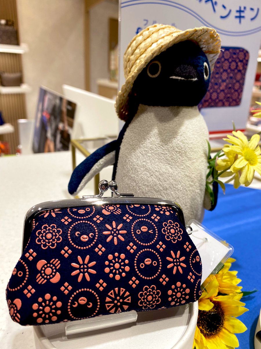 Suicaのペンギン 印傳がま口小銭入れ スイカペンギン Suicaの