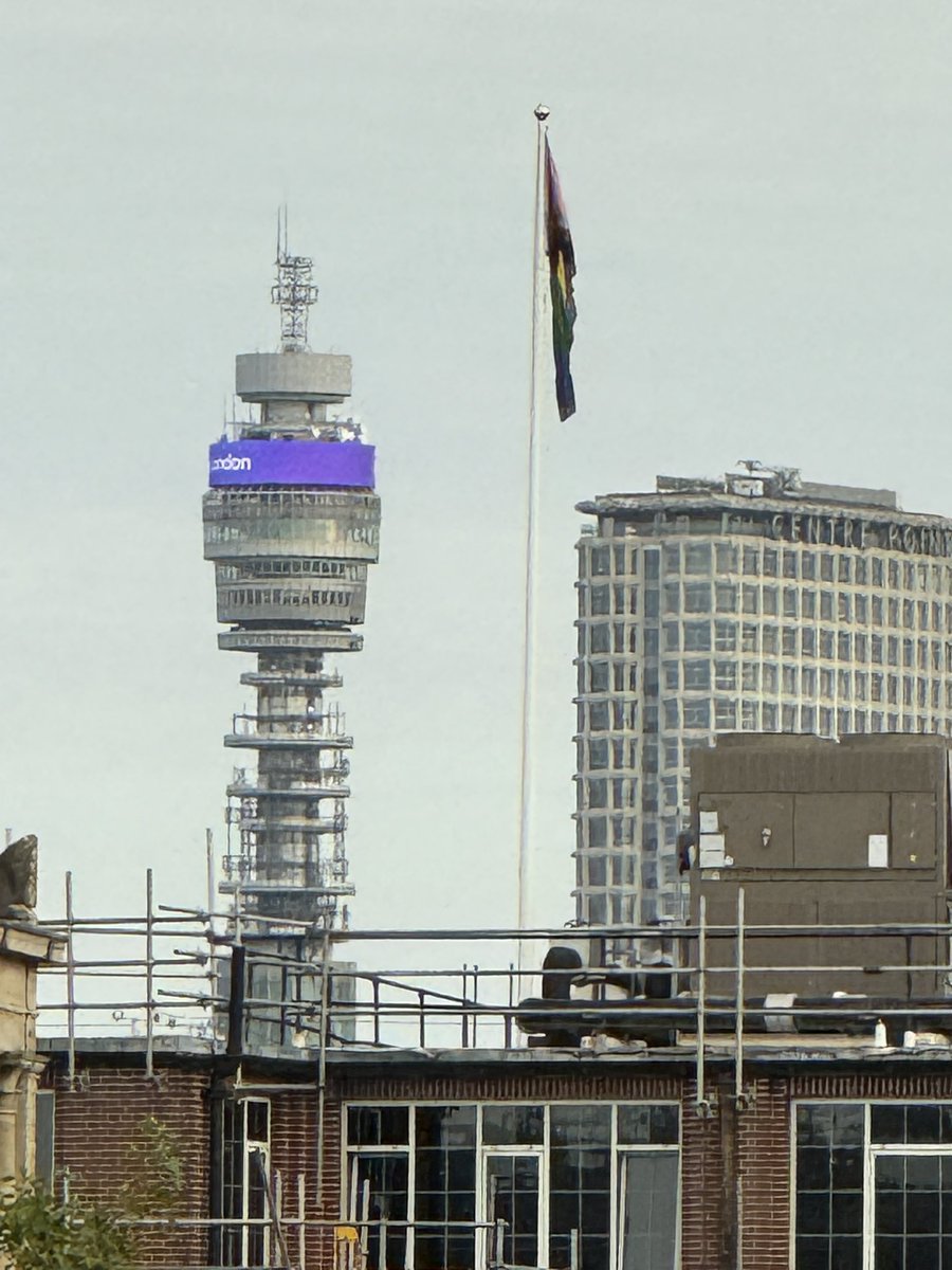 seanx23pfa's tweet image. The wokey flag dies on the pole while the unions jacks keep flying , what a view first thing in a morning !