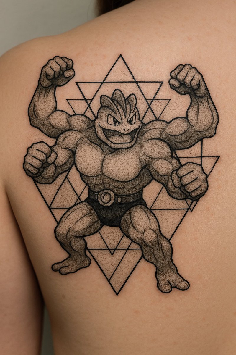 MachampMode's tweet image. Machamp Mode! Should I get this? 

#machampmode #pokemontattoo
