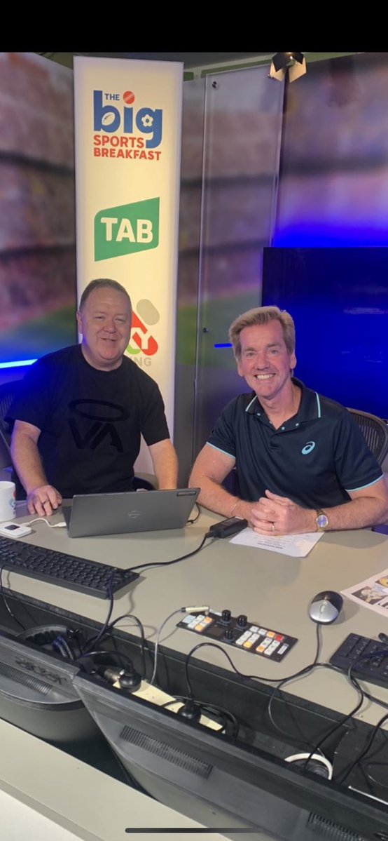 Dean Ritchie (@bulldogritchie) on Twitter photo Will join <a href="/RayThomas_1/">Ray Thomas</a> from 7am tomorrow for the Big Sports Breakfast Weekend. We’ll have the latest NRL, racing and sports news plus interview with <a href="/PenrithPanthers/">Penrith Panthers 🏆🏆🏆🏆</a> legend Royce Simmons. <a href="/BuzzRothfield/">BUZZ ROTHFIELD</a> will also join us. Listen on <a href="/SkySportsRadio1/">Sky Sports Radio</a> and <a href="/RadioTABAus/">RadioTAB Australia</a> Will join <a href="/RayThomas_1/">Ray Thomas</a> from 7am tomorrow for the Big Sports Breakfast Weekend. We’ll have the latest NRL, racing and sports news plus interview with <a href="/PenrithPanthers/">Penrith Panthers 🏆🏆🏆🏆</a> legend Royce Simmons. <a href="/BuzzRothfield/">BUZZ ROTHFIELD</a> will also join us. Listen on <a href="/SkySportsRadio1/">Sky Sports Radio</a> and <a href="/RadioTABAus/">RadioTAB Australia</a>