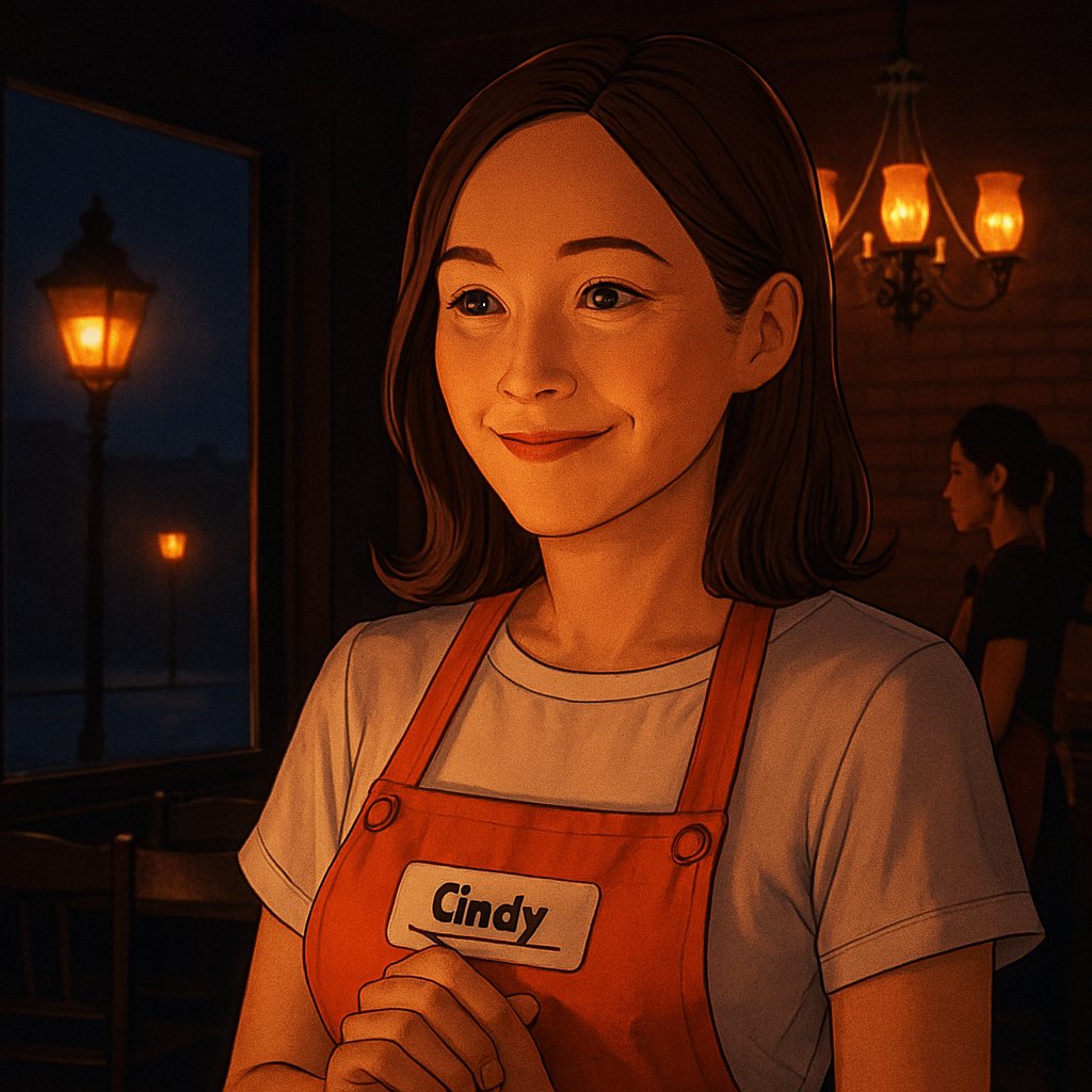 DruZAIH's tweet photo. Cindy loves the mornings with the lantern lights and smell of fresh roasted coffee brewing.  Cindy says...good morning everyone, come on in, cafe's open.  #cafeadorin #coffee #latte #expresso #icedtea #hotchocolate #CryptoCafe https://t.co/NVrXMaRefd