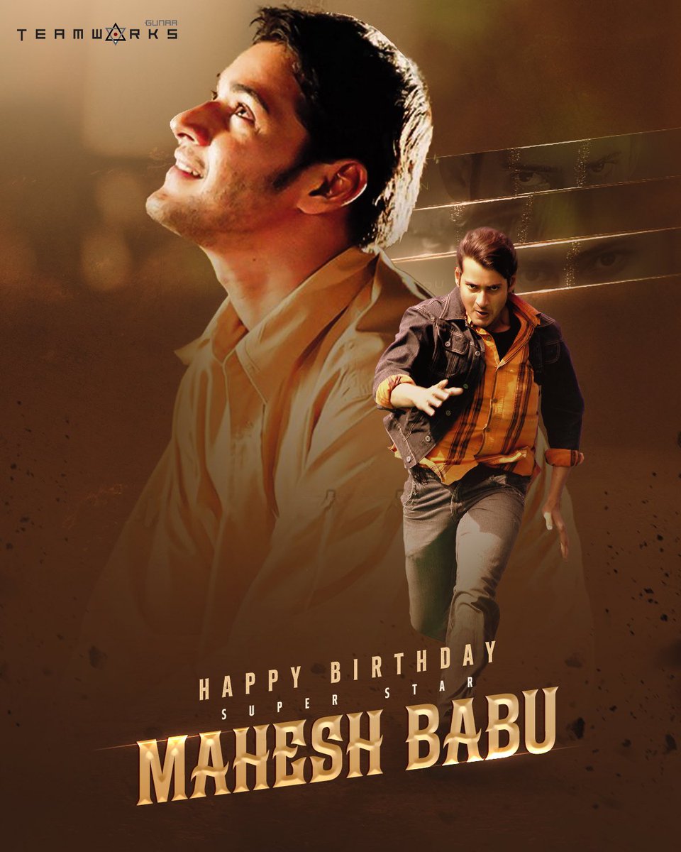 Here’s to the roaring charisma of 5️⃣0️⃣!

Wishing the ever-charming Superstar, our dearest <a href="/urstrulyMahesh/">Mahesh Babu</a> garu a golden year and a very happy birthday 🤩✨

#HBDSuperstarMahesh