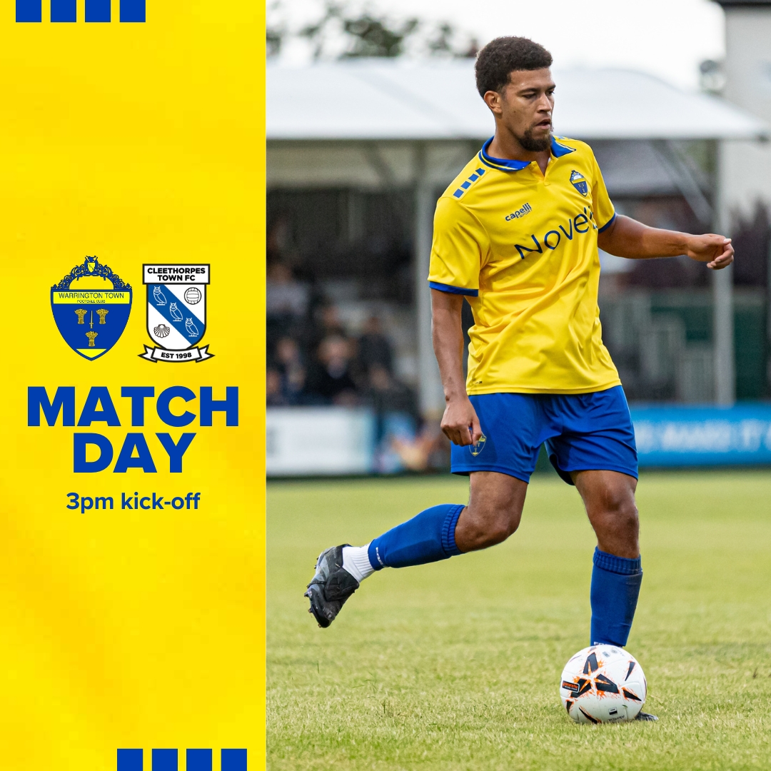 It's Matchday! 🟡 

🆚 <a href="/CleeTownFC/">Cleethorpes Town FC</a>
🏟️ Cal.Delivery Stadium 
⏰ 3pm kick-off 
🏆 <a href="/NorthernPremLge/">The Pitching In Northern Premier League</a>