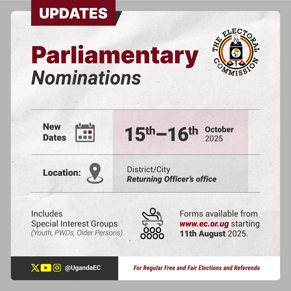 The Electoral Commission - Uganda tweet media