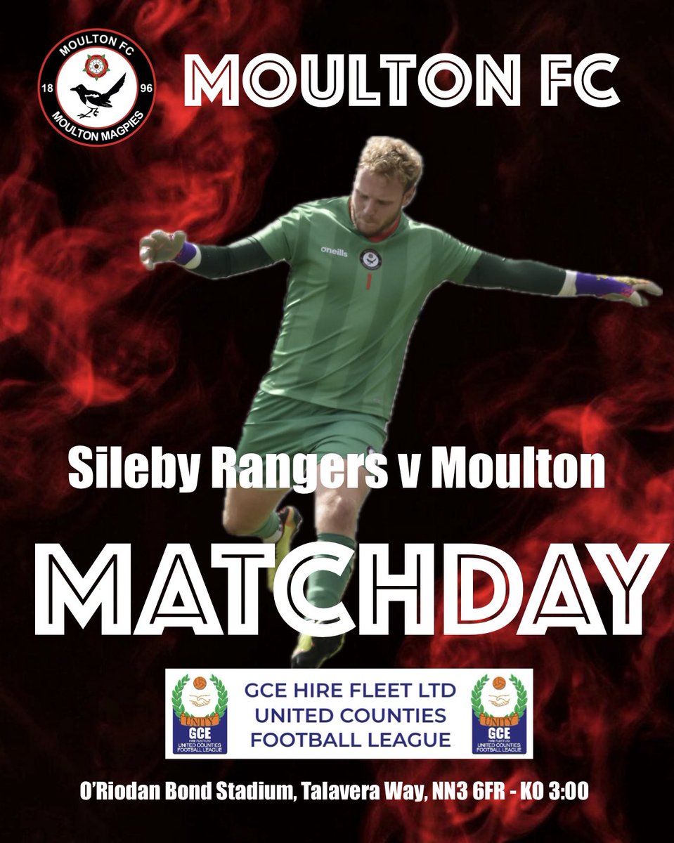 MATCHDAY - Moulton travel to @clubsileby for the first of this seasons ‘local local derbies’ this afternoon in the United Counties League Premier South. Come and support your local team.
<a href="/chronsport/">Northampton Sport</a> <a href="/NonLeagueHQ1/">NonLeagueHQ</a> <a href="/NonLeagueCrowd/">Non League Crowds</a> <a href="/NPTNFootball/">NPTN FOOTBALL - Northamptonshire Football Podcast</a> <a href="/NonLeagueFix/">NonLeagueFixtures</a> <a href="/utdcos/">UCL</a>