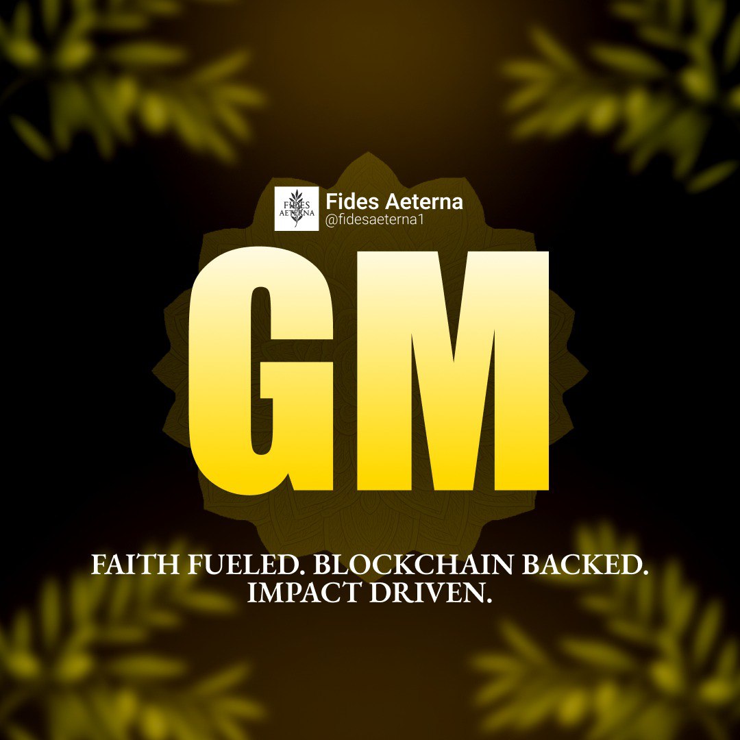 fidesaeterna1's tweet photo. GM Fides Fam!
¡Arriba y brillen!  el mercado puede dormir, pero nuestra convicción nunca lo hace.
Cada bloque minado hoy es otro paso hacia el futuro en el que creemos.
Construyamos, hodl, y hagamos que los osos se arrepientan de haberse despertado. 🐻🚫

@worldcoinfnd https://t.co/sbdfMD9aw3
