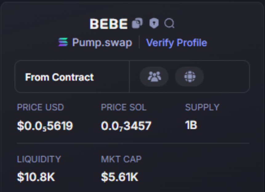 collier_zo77217's tweet photo. 💎DONE : 38x
$BEBE
🎯 Entry: 5k MC
💰 Take Profit: 190K MC⏫

🔥  secured — no noise, just alpha.
Next sniper entry drops inside 👇
https://t.co/kERgKm3MHj https://t.co/qMhd0qn5GG