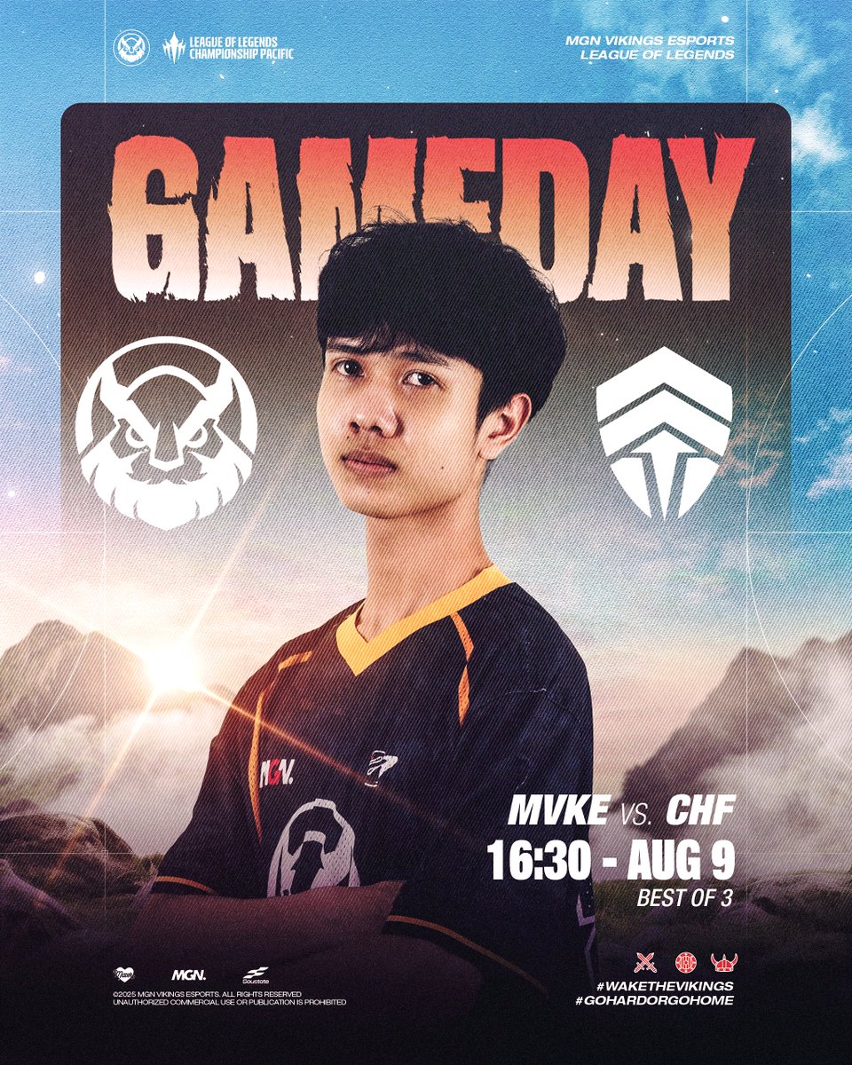 MVK_VN's tweet photo. MATCH DAY | MVKE vs CHF
The final group stage match is here! MVKE are determined to secure the top spot in BREAKOUT and close out the week with a bang.
16:30 this afternoon Homies, are you ready to go all out with MVKE? π₯
#MVKA #GoHardOrGoHome #WakeTheVikings https://t.co/mtGzwcfDbr