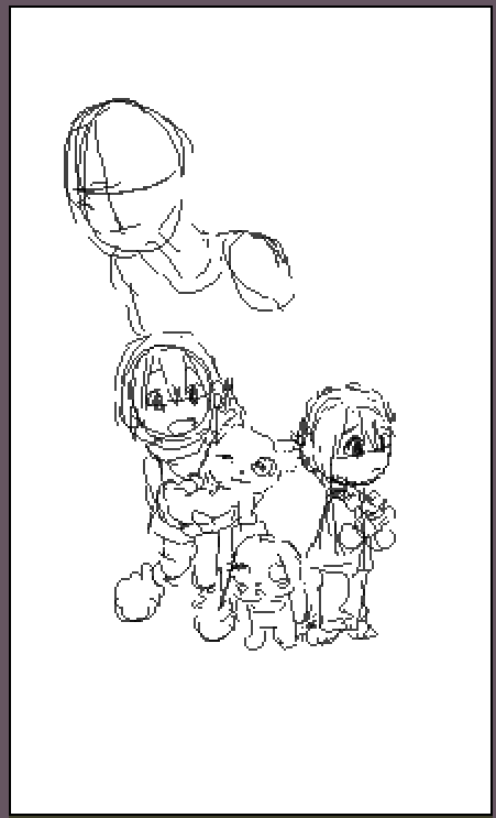 요즘 개인작이 너무 그리고 싶어서..시간을 쪼개며 그리고 있습니다. 러프 단계지만 아실 분들은 아실법한...🫢