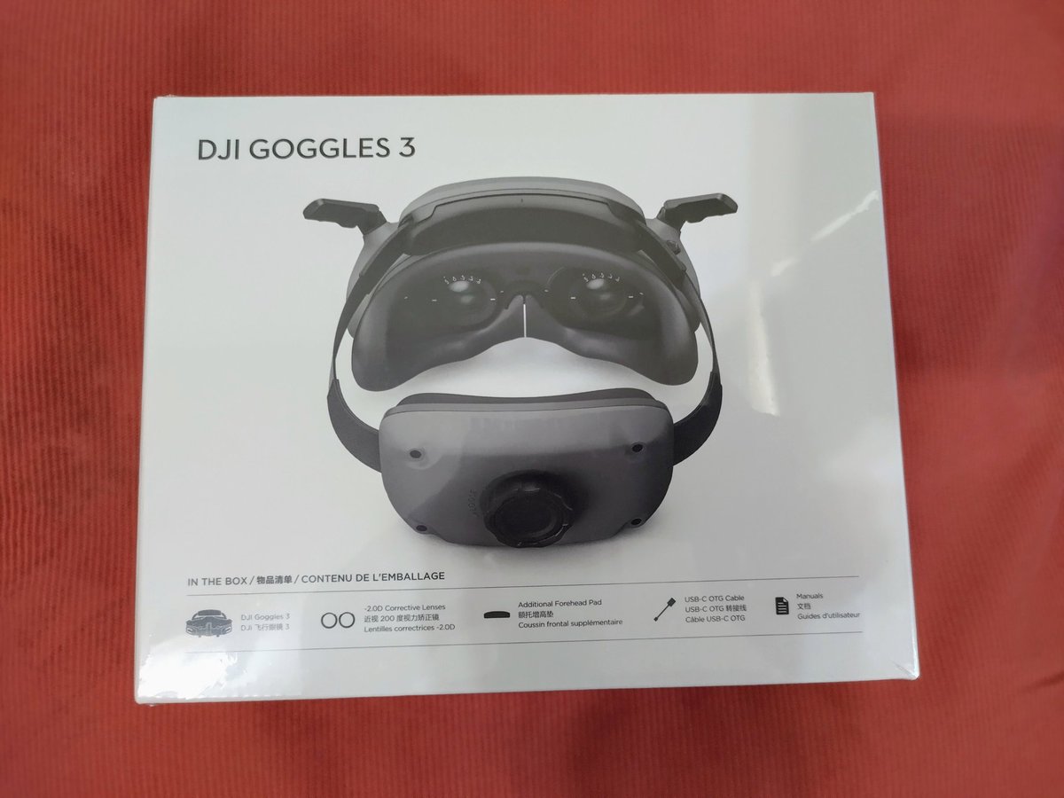 お待ちかねの第三世代ゴーグル！

第二世代ゴーグルは日本へ行く前に故障してしまい、日本では実家においてあった第一世代ゴーグルで騙し騙し飛ばしてたのです。

封印が解かれこれで攻められる〜