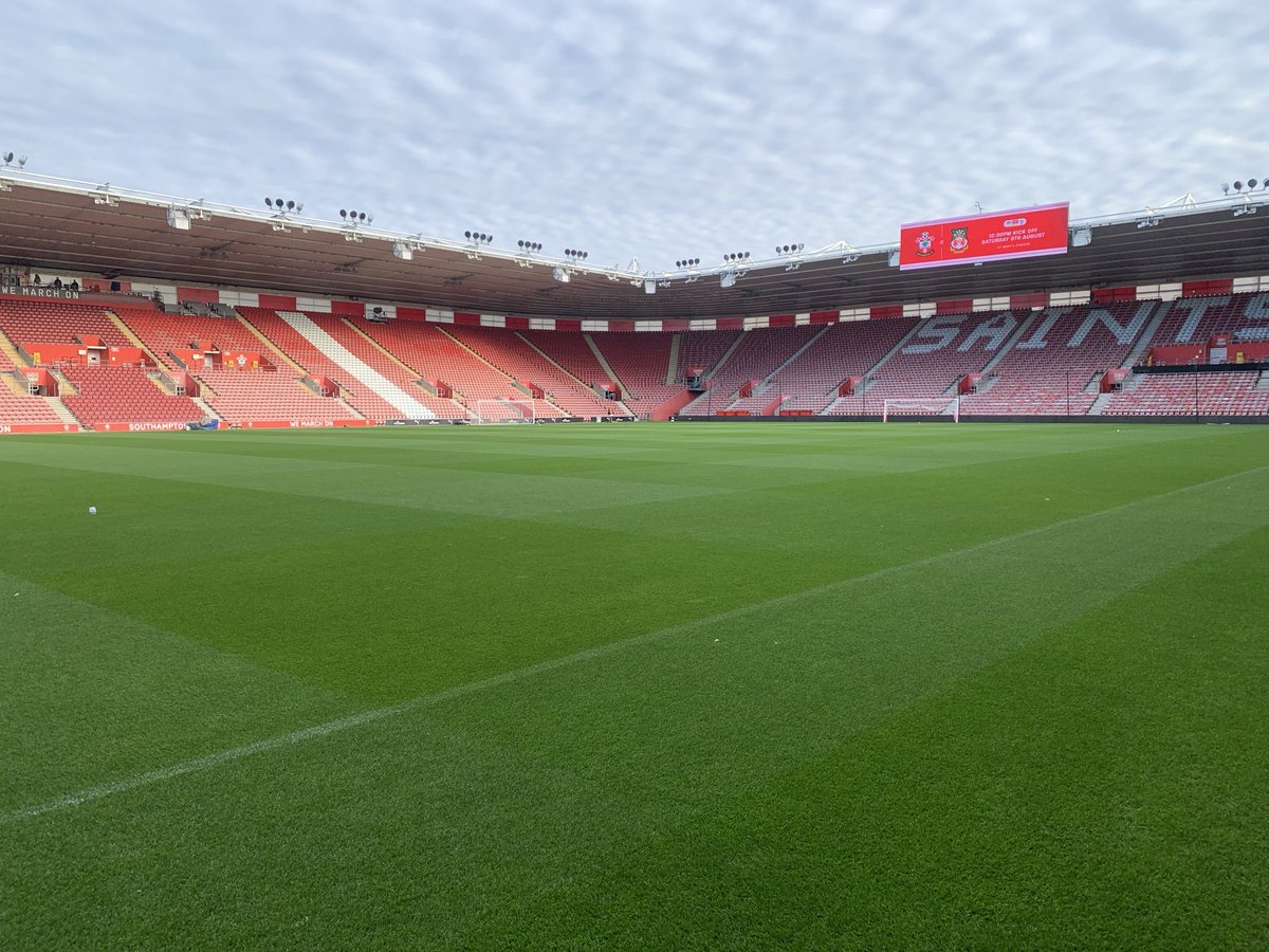 steve new (@stevenew12) on Twitter photo The start of a new season and of course it had to be an early KO. <a href="/SouthamptonFC/">Southampton FC</a> V <a href="/Wrexham_AFC/">Wrexham AFC</a> KO 12.30pm. <a href="/dogpockets/">Danny Silvestri</a> <a href="/GJMills2000/">Graeme Mills</a> #SaintsFC The start of a new season and of course it had to be an early KO. <a href="/SouthamptonFC/">Southampton FC</a> V <a href="/Wrexham_AFC/">Wrexham AFC</a> KO 12.30pm. <a href="/dogpockets/">Danny Silvestri</a> <a href="/GJMills2000/">Graeme Mills</a> #SaintsFC