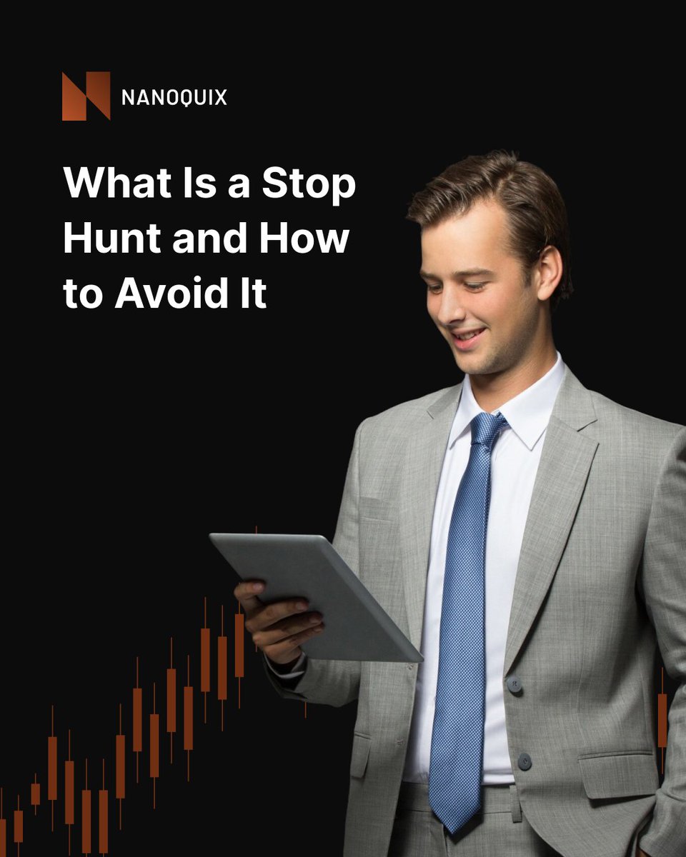 nanoquix's tweet image. What Is a Stop Hunt?

🟤 A stop hunt happens when large players trigger retail stops.

• Place stops beyond obvious levels.

🔒 Have you been hunted?

#StopHunt #RiskManagement