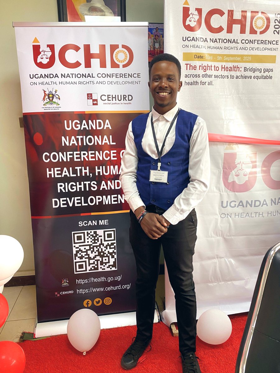 Noise Maker™️🇺🇬🇸🇴 (@canaanarinda0) on Twitter photo I am humbled to be a guest TODAY at the <a href="/MinofHealthUG/">Ministry of Health- Uganda</a> for the official launch of the UGANDA NATIONAL CONFERENCE on Health, Human Rights And Development!🙏🏻
The theme is "The Right To Health: breaching gaps across the sectors to achieve equitable health for all"
#UCHD2025 I am humbled to be a guest TODAY at the <a href="/MinofHealthUG/">Ministry of Health- Uganda</a> for the official launch of the UGANDA NATIONAL CONFERENCE on Health, Human Rights And Development!🙏🏻
The theme is "The Right To Health: breaching gaps across the sectors to achieve equitable health for all"
#UCHD2025