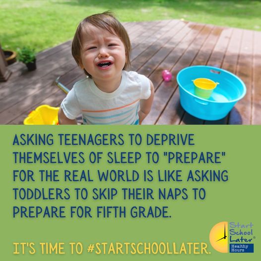 Start School Later, Inc. tweet media