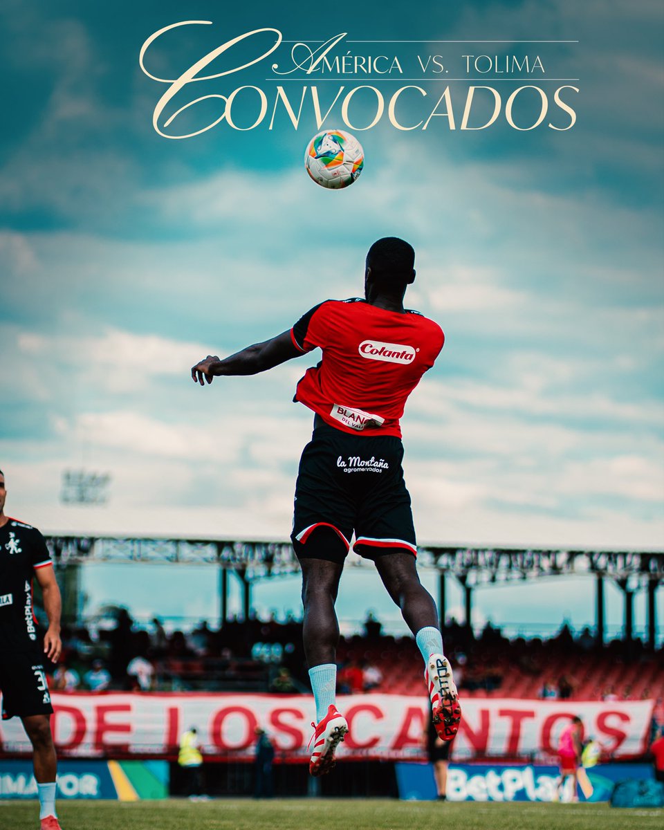 AmericadeCali's tweet photo. 🇦🇹 ¡Soy de América de corazón! ❤️

📋 Los convocados por el profesor Gabriel Raimondi para recibir mañana a Deportes Tolima en el Pascual Guerrero. ⚽️ https://t.co/eBpw48Or0R