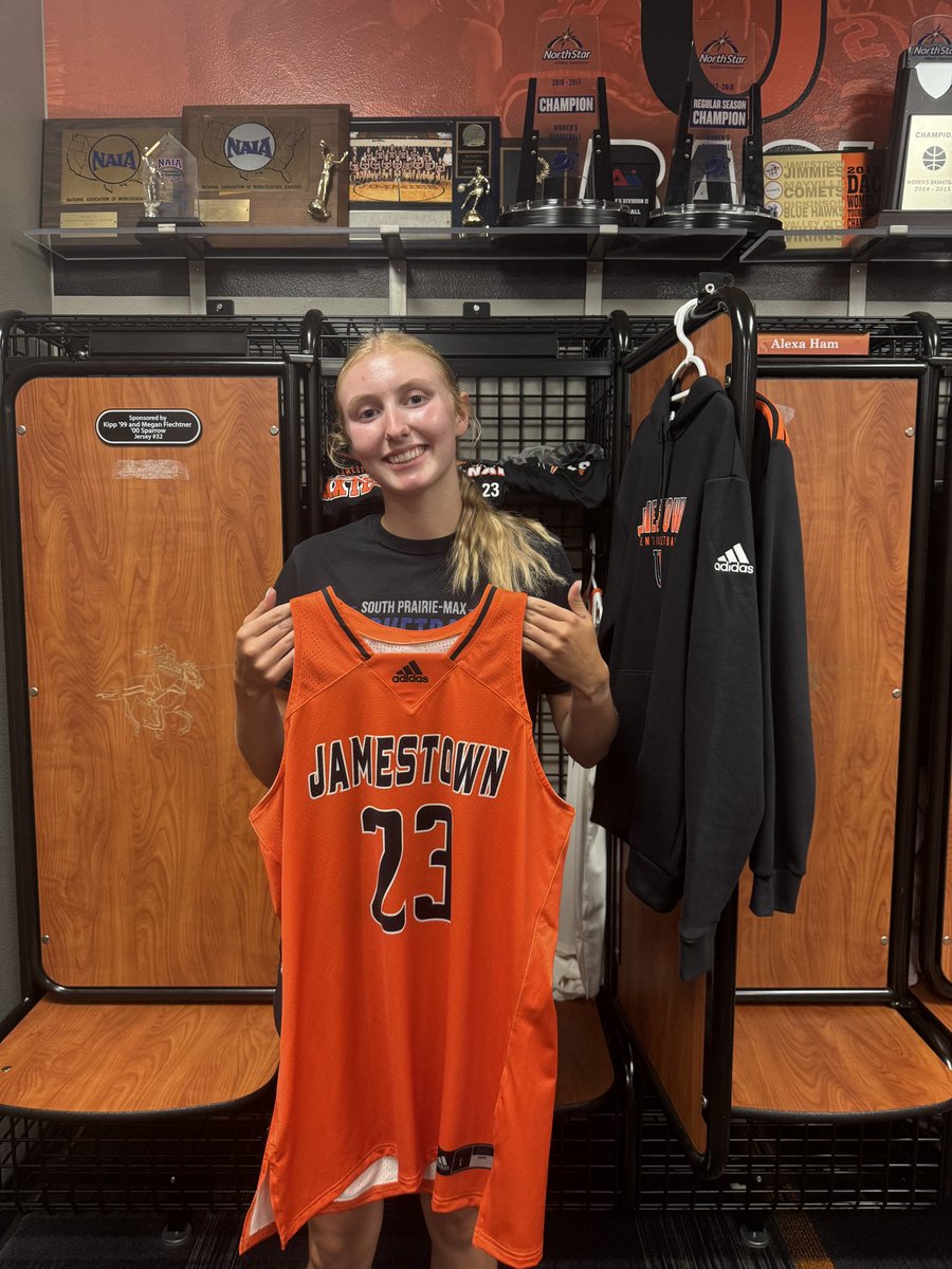 I’m blessed and honored to have received an offer to play basketball at <a href="/jimmie_wbb/">Jamestown Women’s Basketball</a>!

Thank you, Coach <a href="/thadsankey/">Thad Sankey</a> for believing in me and giving me this opportunity to continue to play the game that I love. 

All glory to God #Grateful #BasketballJourney