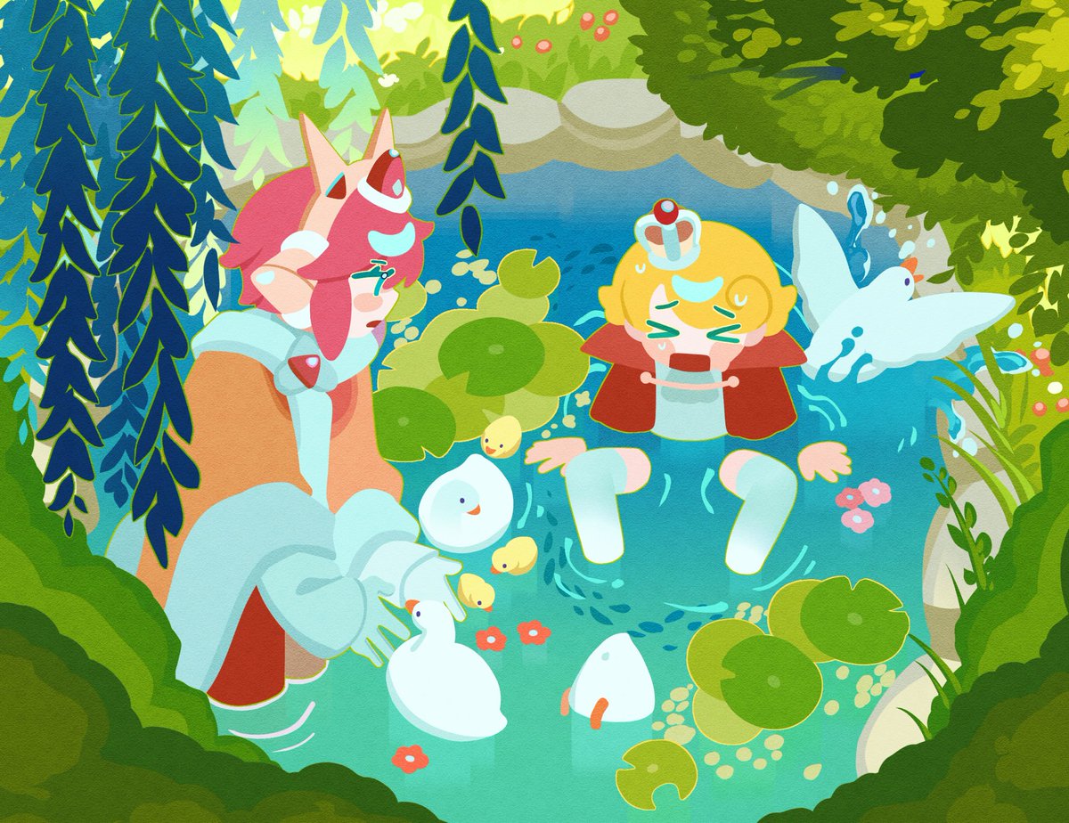 CrepeCus in the pond
#cookierunkingdom