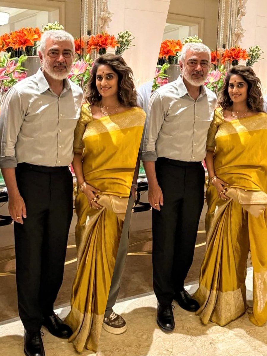 Cute pic 🫶🏻🫶🏻❤️ 

#AjithKumar #AK64