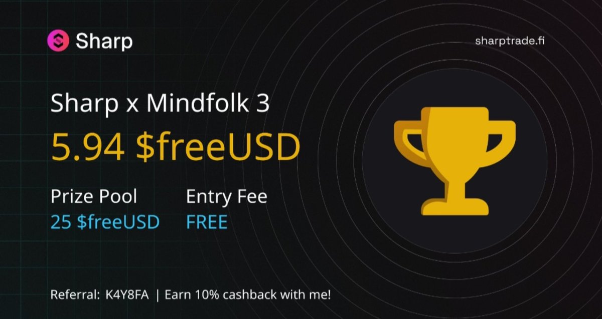 Jomz (@jomz18_sol) on Twitter photo Big thanks to <a href="/S1net_SOL/">S1net | Sharp</a> for hosting Sharp x Mindfolk 3
Called it. ๐๐ฅ Another win in the bag with <a href="/SharpTradeFi/">Sharp Trade</a> โ precision pays.
Join us:app.sharptrade.fi/@SharpTradeFi#โฆ Big thanks to <a href="/S1net_SOL/">S1net | Sharp</a> for hosting Sharp x Mindfolk 3
Called it. ๐๐ฅ Another win in the bag with <a href="/SharpTradeFi/">Sharp Trade</a> โ precision pays.
Join us:app.sharptrade.fi/@SharpTradeFi#โฆ