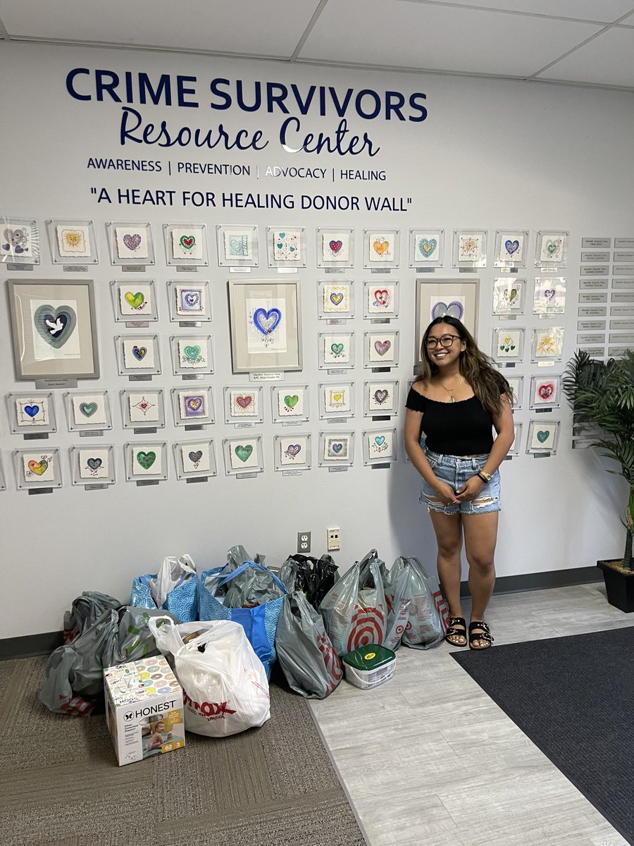 crimesurvivors's tweet photo. Special thanks to the West Coast University Orange County's Local Chapter of CNSA for hosting a Necessities Drive for the Crime Survivors Resource Center, and for dropping them all off here today. Their unwavering dedication to empowering victims of crime is truly uplifting. https://t.co/SgJQDjCQHe