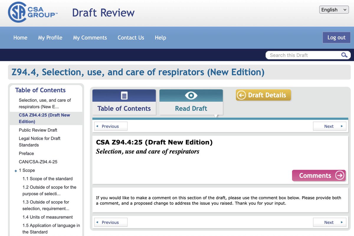 KashPrime's tweet image. The Canadian Standards Association (CSA) has released a draft standard requiring masks (like N95s) in health care settings to stop airborne infections.

This is an important step in making sure health care settings are safe for vulnerable patients.

Public comments close Aug 19 –…