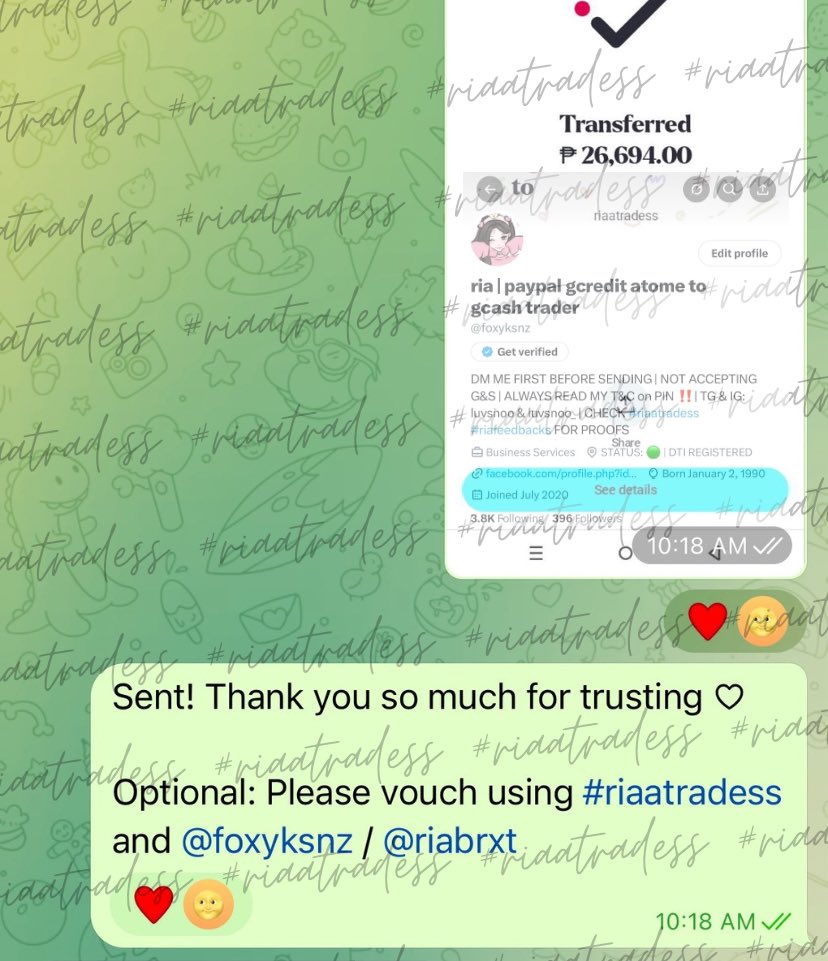 maria ꨄ | paypal gcredit atome to gcash trader tweet media