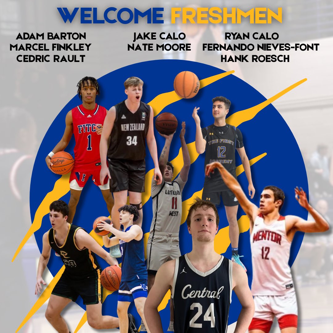 WELCOME TO OUR INCOMING FRESHMEN!! BEST OF LUCK IN THE CLASSROOM!!