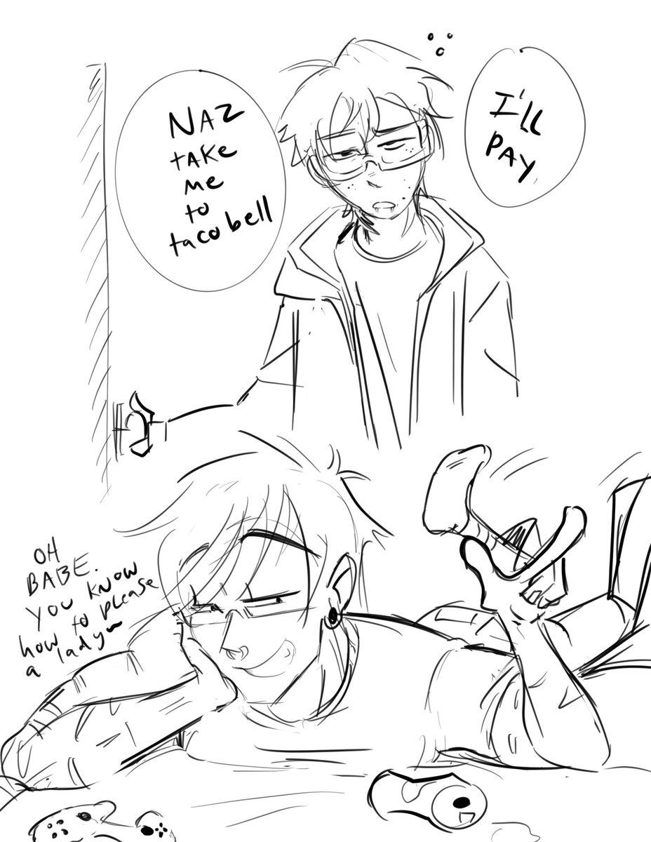 crackedbatch's tweet image. Yeah Im fried. I love shorty he a vibe. jud00m ocs