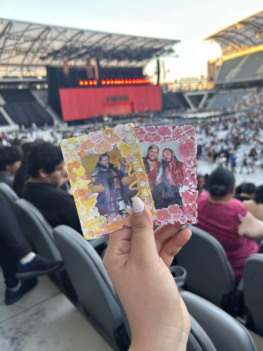 brought kenny omega and the young bucks to the ateez concert to celebrate 21 years!!