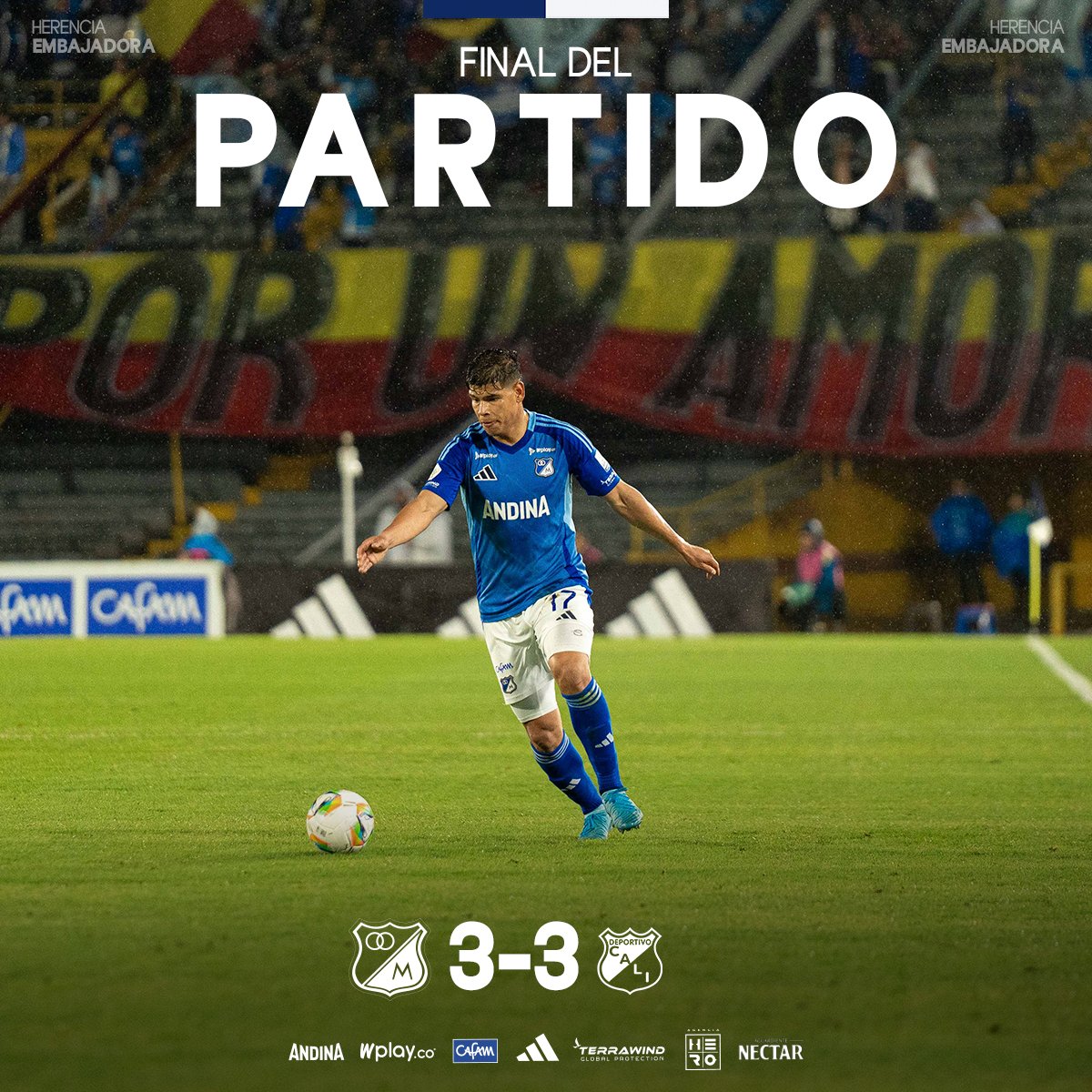 MillosFCoficial's tweet photo. ⏱ 90' Termina el partido.

Ⓜ 3-3 🟢 |#MFCvCAL https://t.co/rx5bTRbcI9