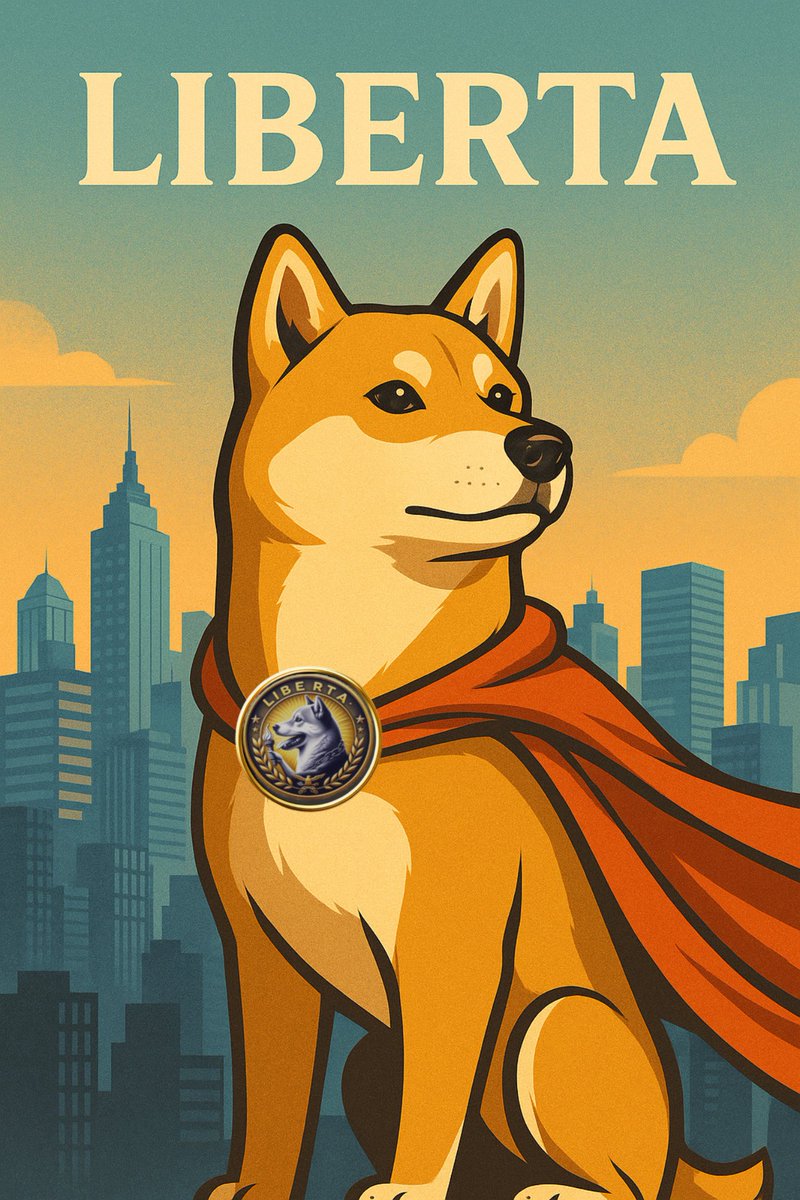 LIBERTA - the face of freedom on Solana.
A vision powered by trust, built by community, and driven by purpose.

#DogOfFreedom #Solana #CryptoCommunity