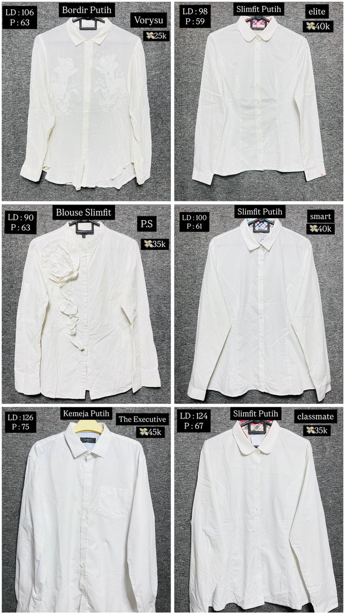 mt after dm | kemeja blouse putih tweet media