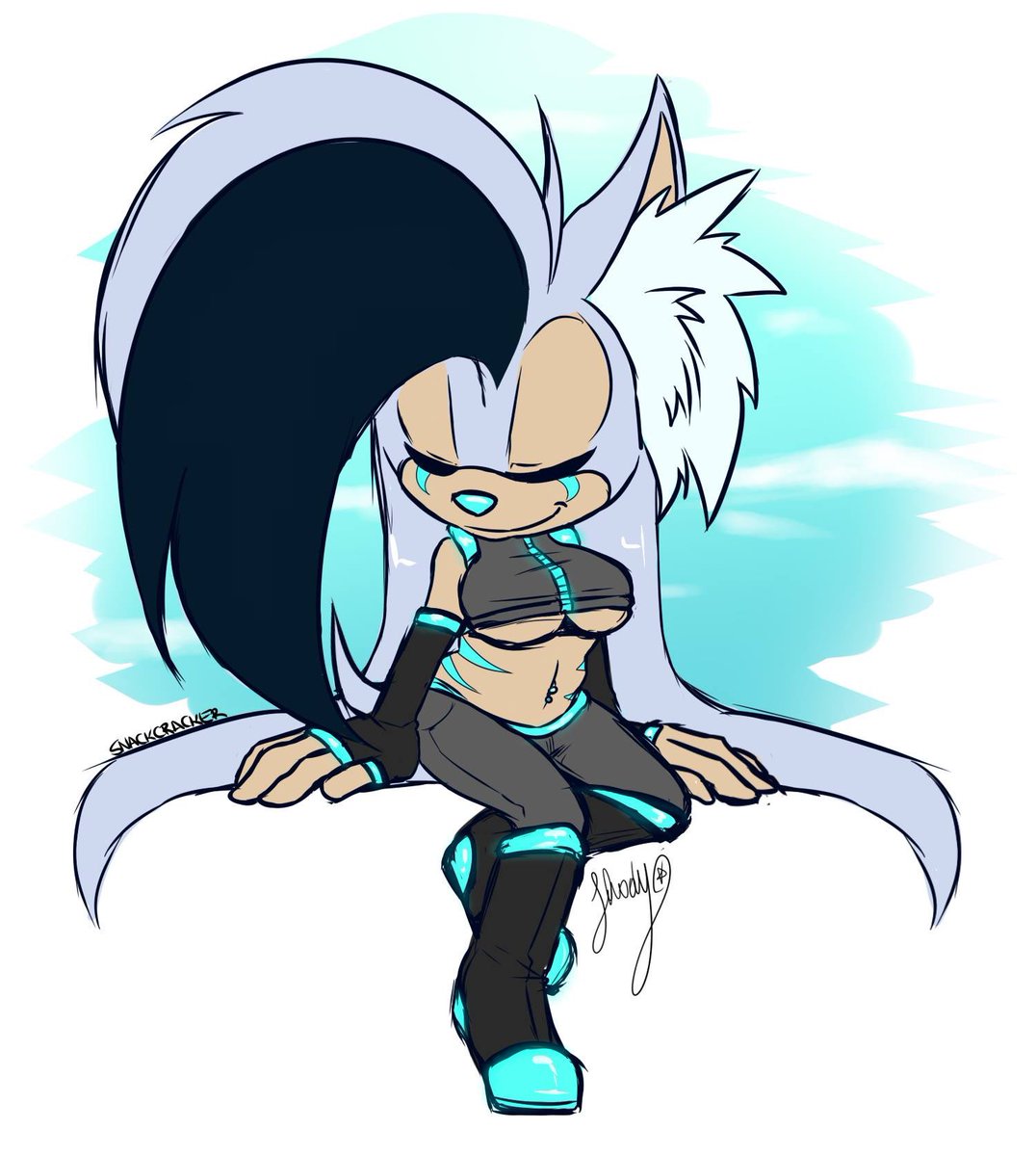 AkariBushido's tweet photo. Ashira / Big tits

22 years of age
Bisexual (femme lean)
🏳‍⚧⚧️Intersex(full package)/female
Switch 50/50
Enjoys sunlight and sleeping
Has literally no friends 
Kinky 
Good or evil: Eh either way. She does good and evil and hasn't chosen a side for the resistance or Eggman https://t.co/LSAEwC7btE