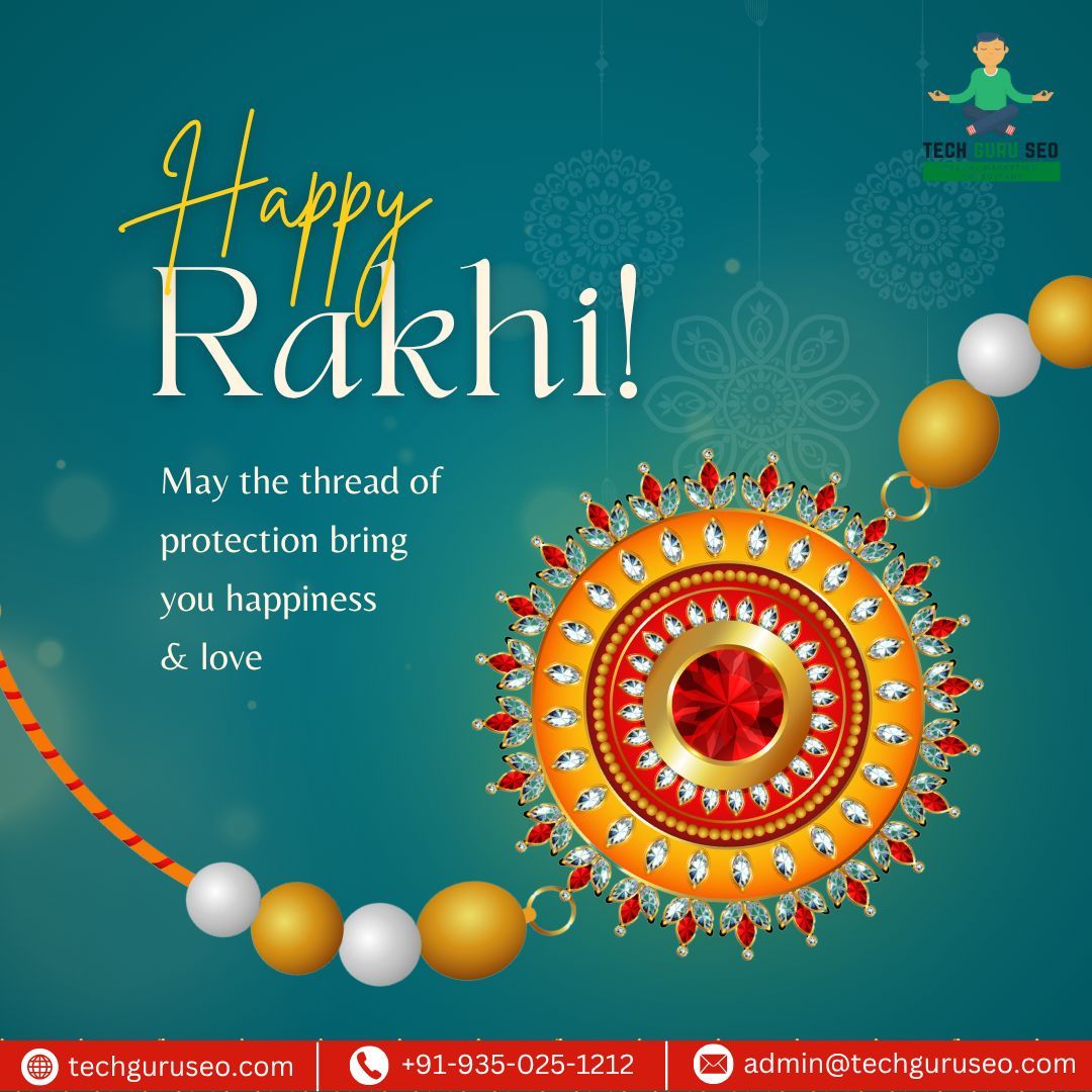 TechGuruSeo's tweet photo. Happy Raksha Bandhan! 🪢
Like a Rakhi builds a bond, guest blogging builds trust &amp; boosts your online reach. ✍️🚀
Grow your digital presence with Tech Guru SEO!
#HappyRakshaBandhan #TechGuruSEO #GuestBlogging #SEO #DigitalMarketing #Rakhi2025 #OnlineGrowth https://t.co/pePY3gH2zx