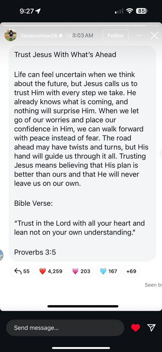 Can we just talk about the young man (Morice Norris), and the instagram story post he made *before* tonight’s game…

God, 
please watch over this kid &amp; his loved ones, as they search &amp; pray for his recovery tonight🙏

<a href="/Morice4_norris/">Morice Norris Jr</a>